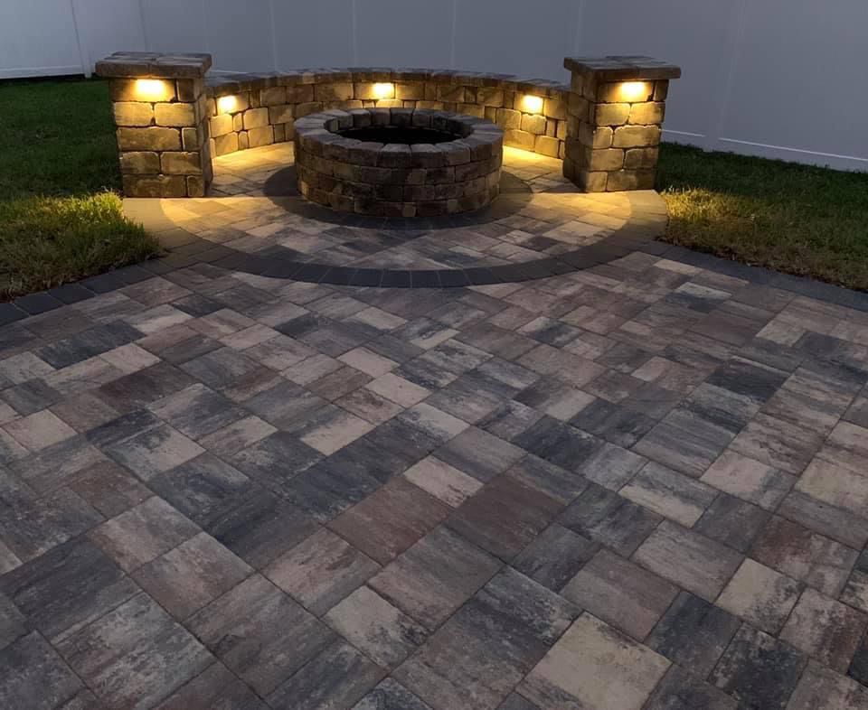 Concrete paver driveway in Jacksonville