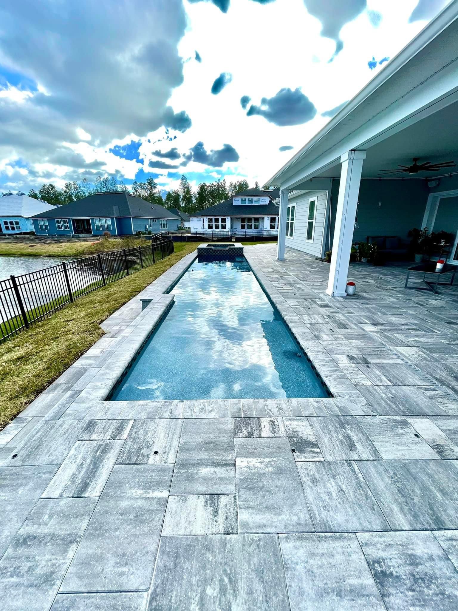 Natural stone pavers in Jacksonville