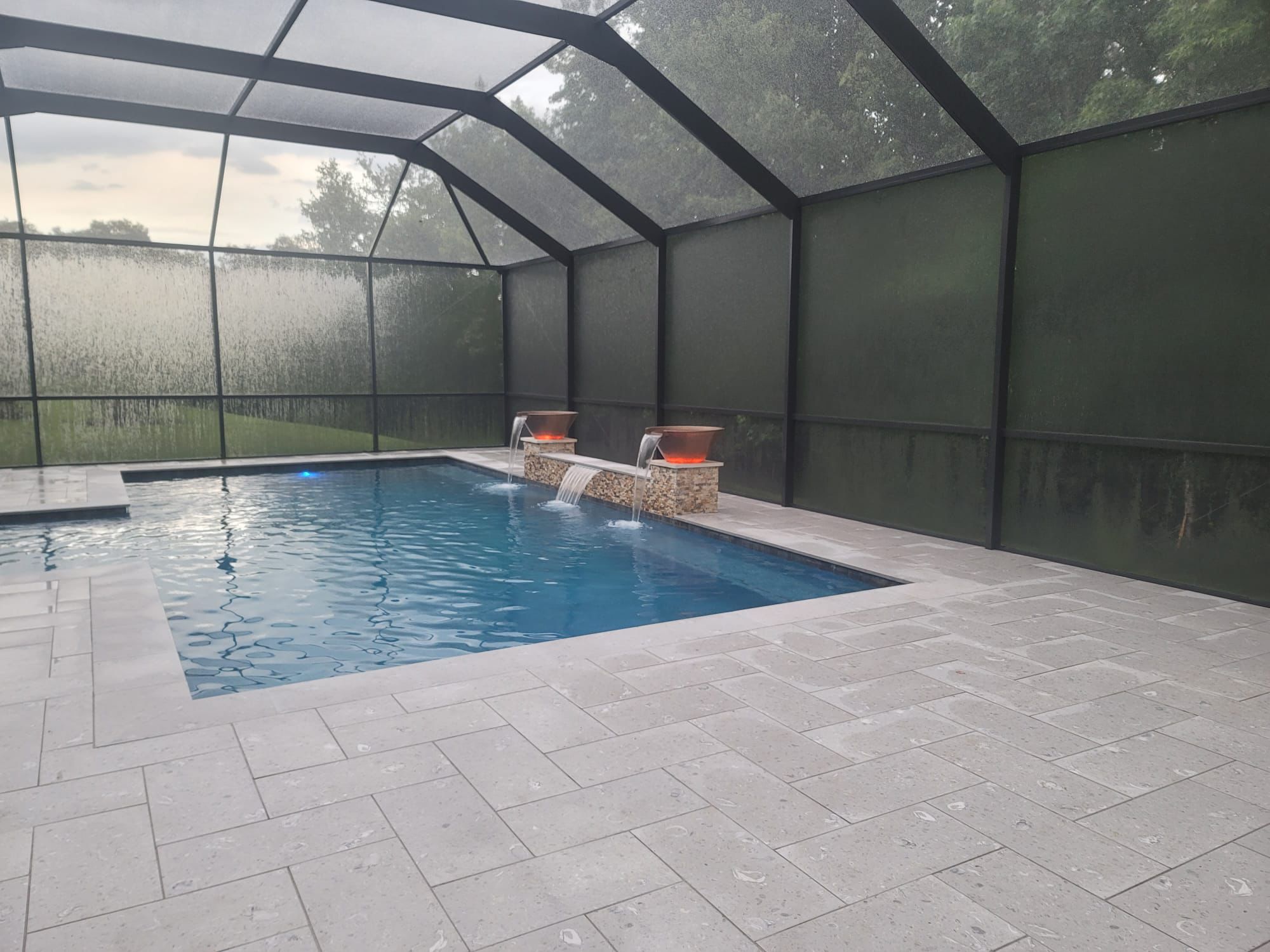 Elegant pool deck pavers in Jacksonville