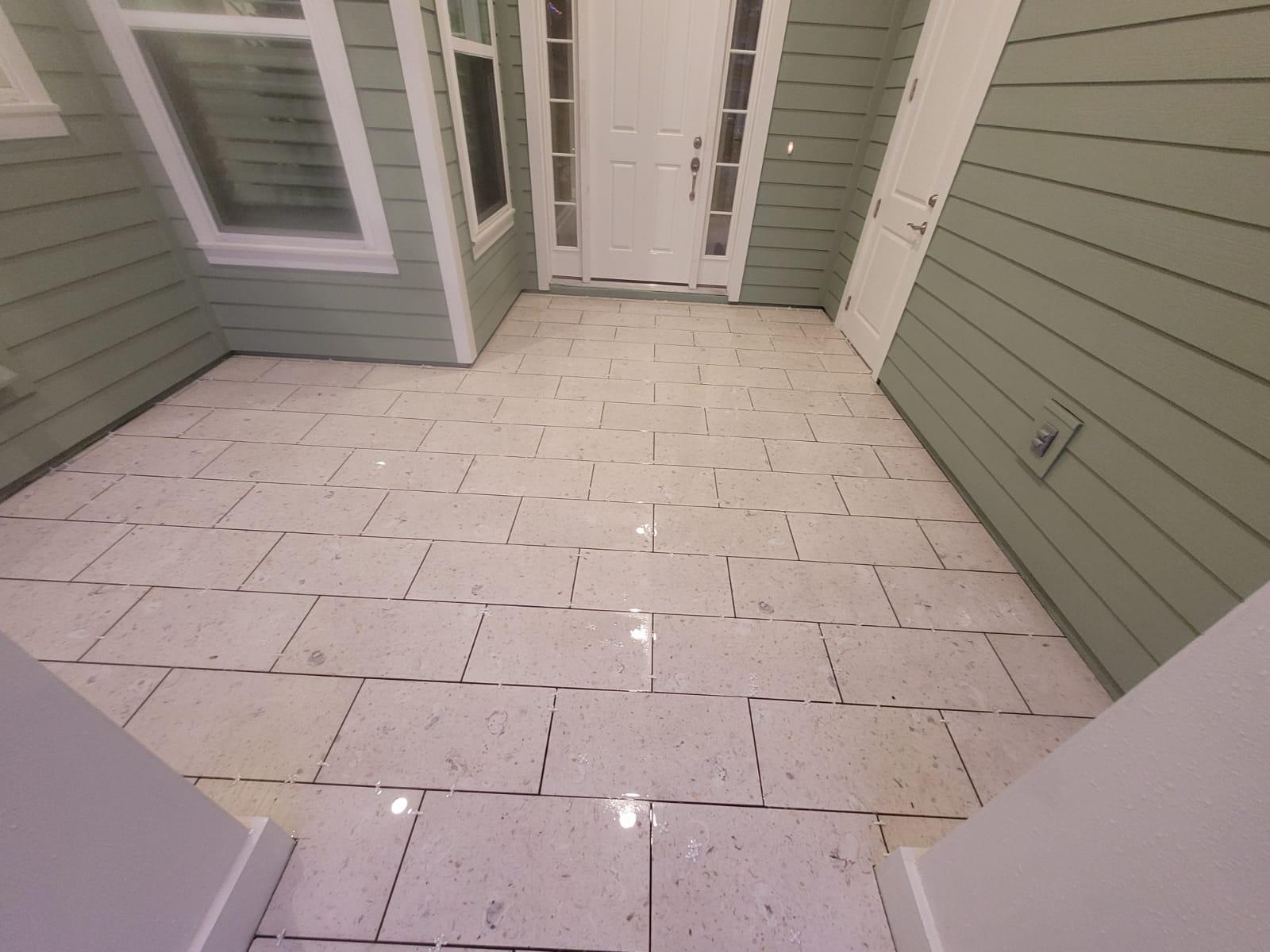 Porcelain deck pavers in Jacksonville